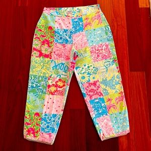 Lilly Pulitzer Crop Pants. Size 14. Excellent Condition.